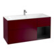 V&B Waschtischunterschrank Finion 119,6x59,1cm, Reg re bla m Lac, Peo Matt-1