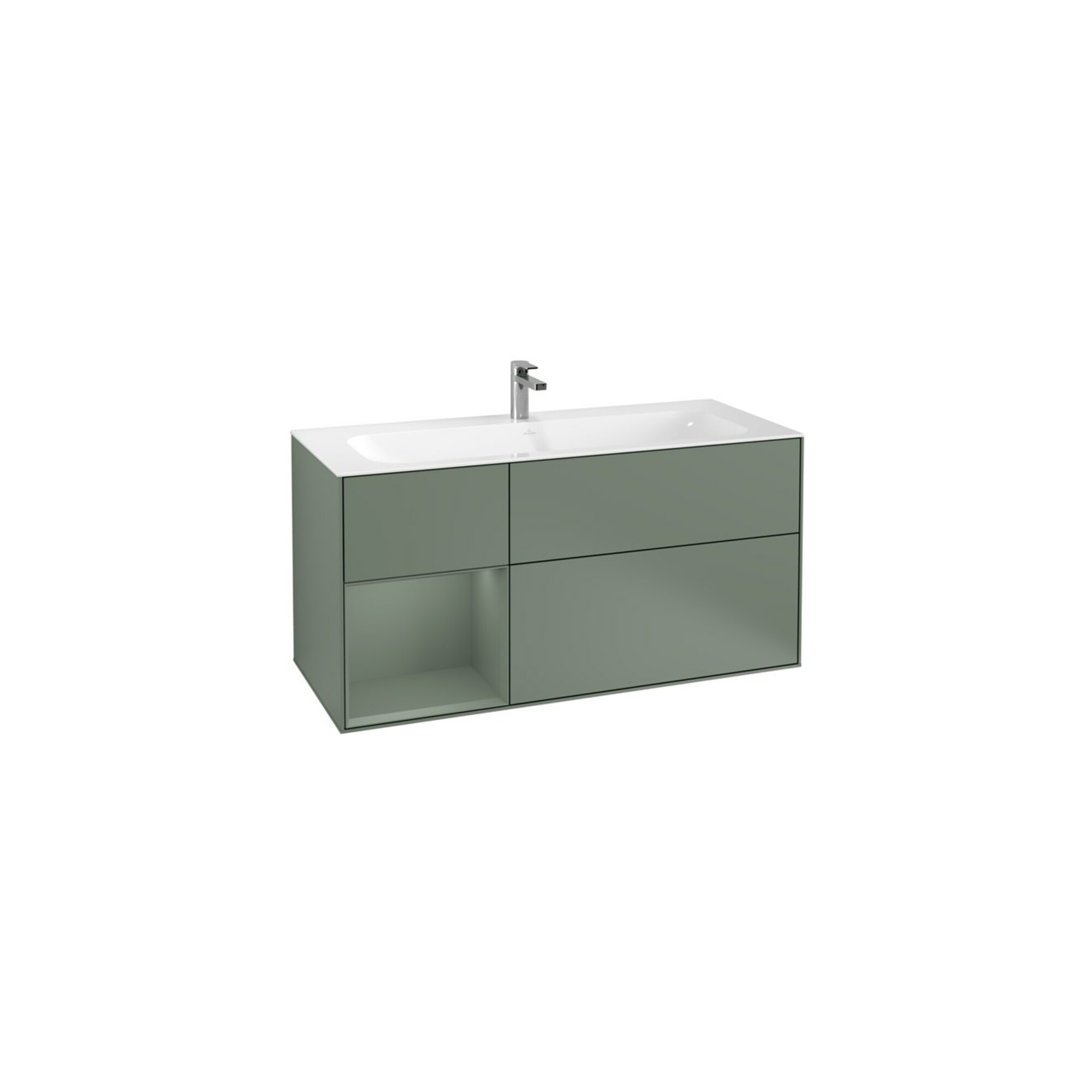 V&B Waschtischunterschrank Finion 119,6x59,1cm, Rg l Ol m Lac, Oli. m Lac ; Villeroy & Boch