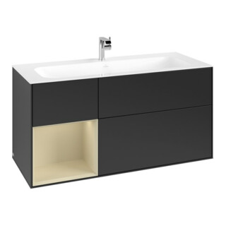 V&B Waschtischunterschrank Finion 119,6x59,1cm, Rg l si G m Lac, bla m Lac