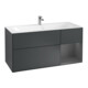 V&B Waschtischunterschrank Finion 119,6x59,1cm, Rg r A m, md bl. m Lac-1