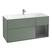 V&B Waschtischunterschrank Finion 119,6x59,1cm, Rg r A m, Oli. m Lac