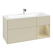 V&B Waschtischunterschrank Finion 119,6x59,1cm, Rg r si G m La, si G m Lac