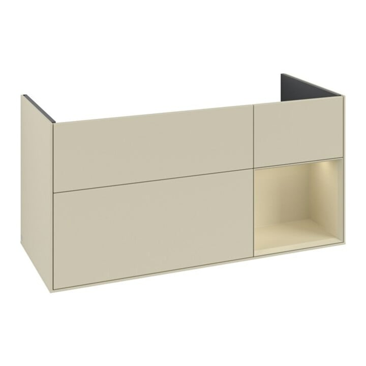 V&B Waschtischunterschrank Finion 119,6x59,1cm, Rg r si G m La, si G m Lac