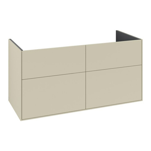 V&B Waschtischunterschrank Finion 119,6x59,1x49,8cm, Reg li si Gr m Lac