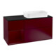 V&B Waschtischunterschrank Finion 120cm, Abd.-Pl. bla m, Reg li Peo, Peo m-1