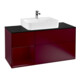 V&B Waschtischunterschrank Finion 120cm, Abd.-Pl. bla m, Reg li Peo, Peo m-1
