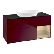 V&B Waschtischunterschrank Finion 120cm, Abd.-Pl. bla m, Reg Oa ven, Peo m