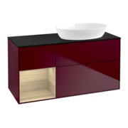 V&B Waschtischunterschrank Finion 120cm, Abd.-Pl. bla m, Reg Oa ven, Peo m