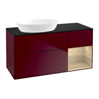 V&B Waschtischunterschrank Finion 120cm, Abd.-Pl. bla m, Reg Oa ven, Peo m