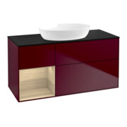 V&B Waschtischunterschrank Finion 120cm, Abd.-Pl. bla m, Reg Oa ven, Peo m