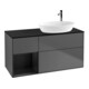 V&B Waschtischunterschrank Finion 120cm, Pl b m, Reg bla m Lac, Anthrac. m-1