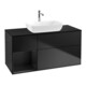 V&B Waschtischunterschrank Finion 120cm, Pl b m, Reg bla m Lac, bla m Lac-1