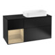 V&B Waschtischunterschrank Finion 120cm, Pl b m, Reg li Oa ven, bla m Lac-1