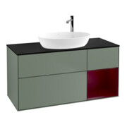 V&B Waschtischunterschrank Finion 120cm, Pl b m, Reg Peo m Lac, Oli. m Lac