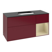 V&B Waschtischunterschrank Finion 120cm, Pl b m, Reg re si Gr m Lac, Peo m