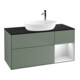 V&B Waschtischunterschrank Finion 120cm, Pl b m, Reg wh. m Lac, Oli. m Lac-1