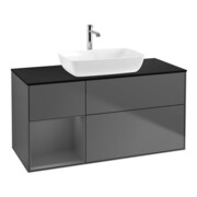 V&B Waschtischunterschrank Finion 120cm, Pl b m, Rg A m Lac, Anthrac. m