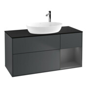 V&B Waschtischunterschrank Finion 120cm, Pl b m, Rg A m Lac, md bl. m Lac