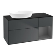 V&B Waschtischunterschrank Finion 120cm, Pl b m, Rg A m Lac, md bl. m Lac