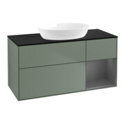 V&B Waschtischunterschrank Finion 120cm, Pl b m, Rg A m Lac, Oli. m Lac