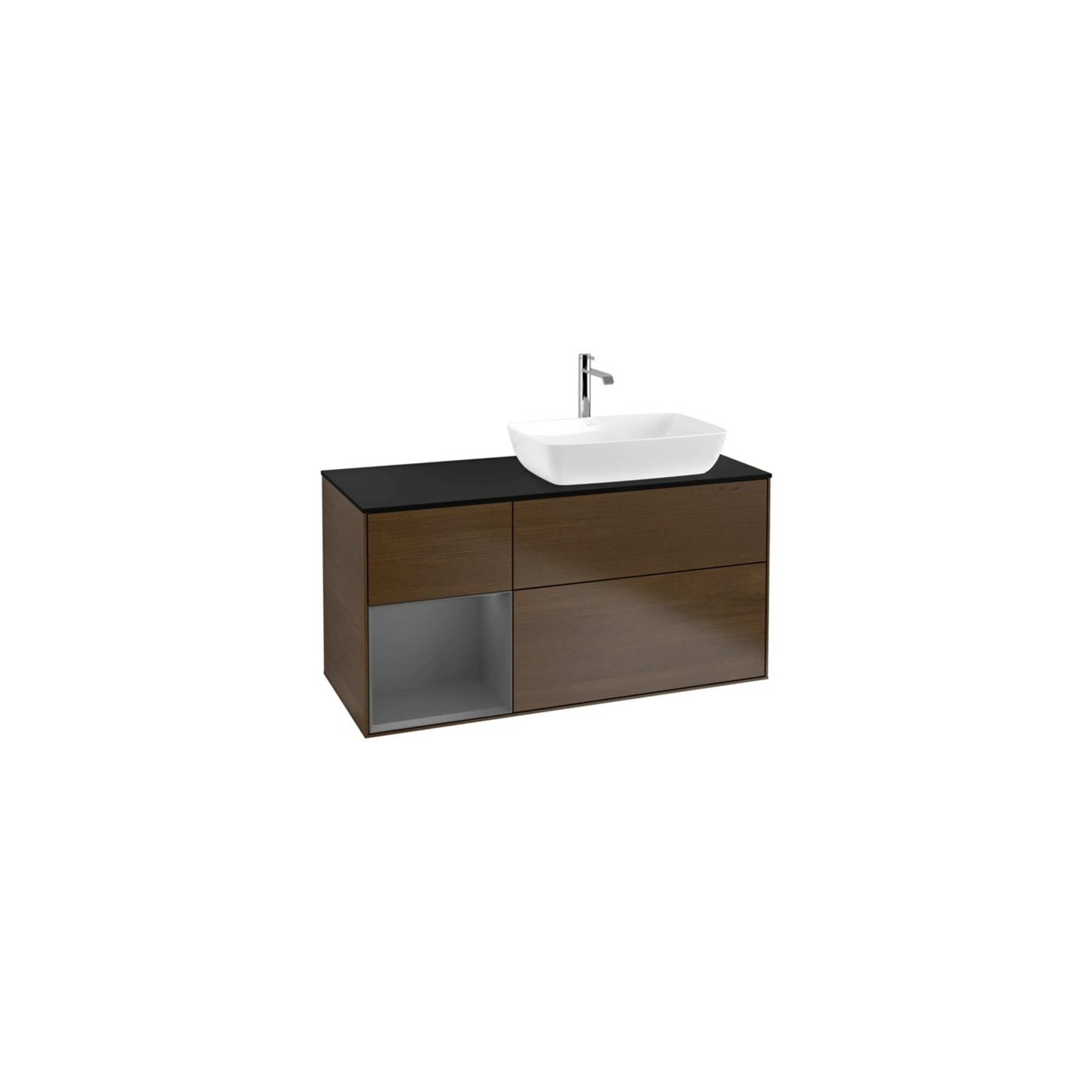 V&B Waschtischunterschrank Finion 120cm, Pl b m, Rg A m Lac, wal ven ; Villeroy & Boch