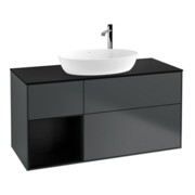 V&B Waschtischunterschrank Finion 120cm, Pl b m, Rg b m Lac, md bl. m Lac