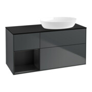 V&B Waschtischunterschrank Finion 120cm, Pl b m, Rg b m Lac, md bl. m Lac