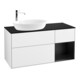 V&B Waschtischunterschrank Finion 120cm, Pl b m, Rg bla m Lac, glo wh. Lac-1