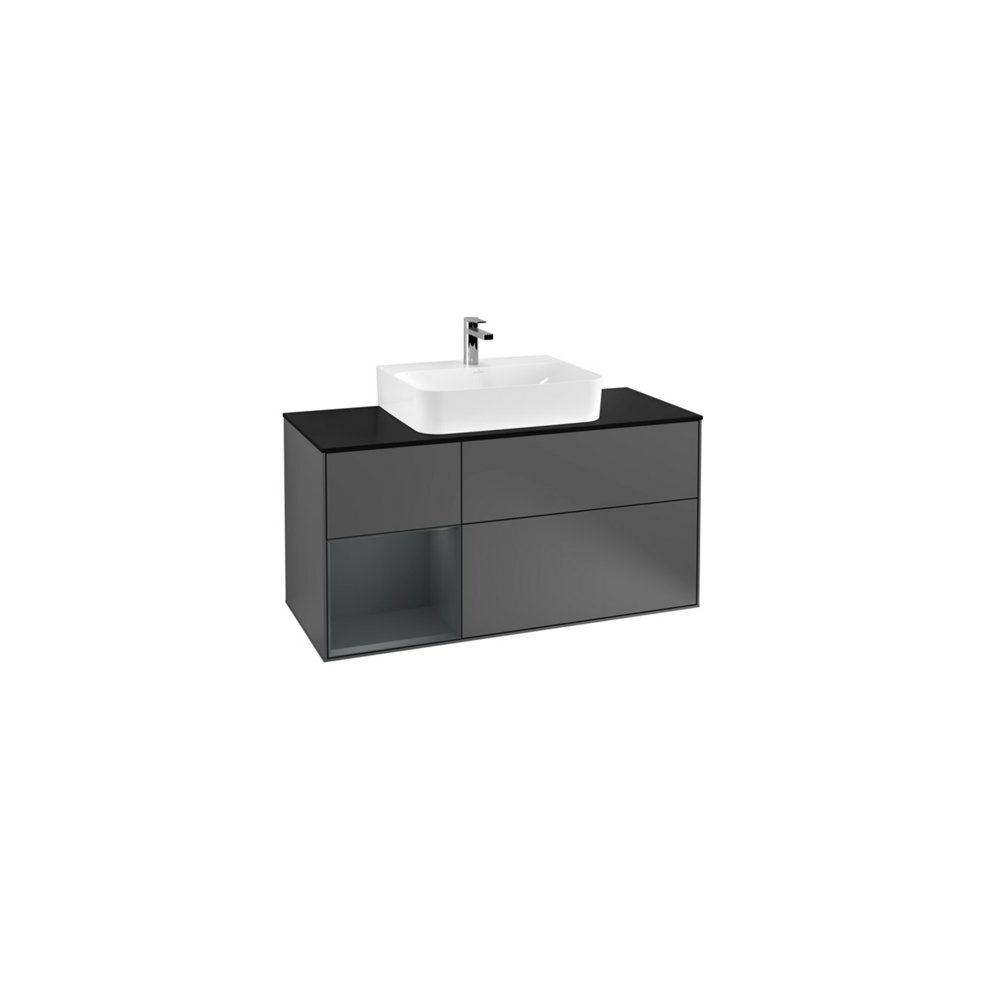 V&B Waschtischunterschrank Finion 120cm, Pl b m, Rg l md b m La, A m ; Villeroy & Boch