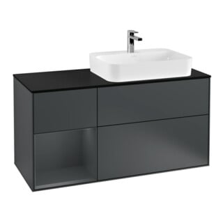 V&B Waschtischunterschrank Finion 120cm, Pl b m, Rg l md b m La, md b m La