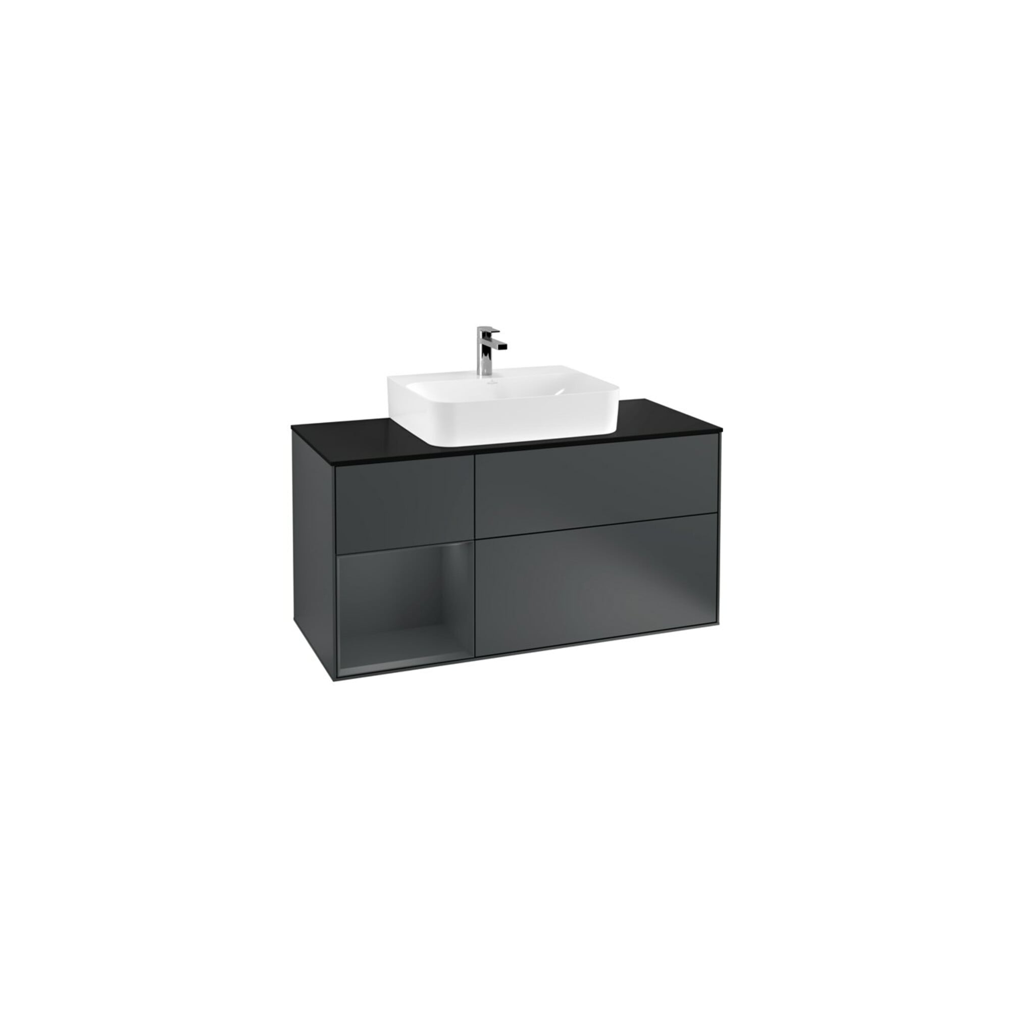 V&B Waschtischunterschrank Finion 120cm, Pl b m, Rg l md b m La, md b m La ; Villeroy & Boch