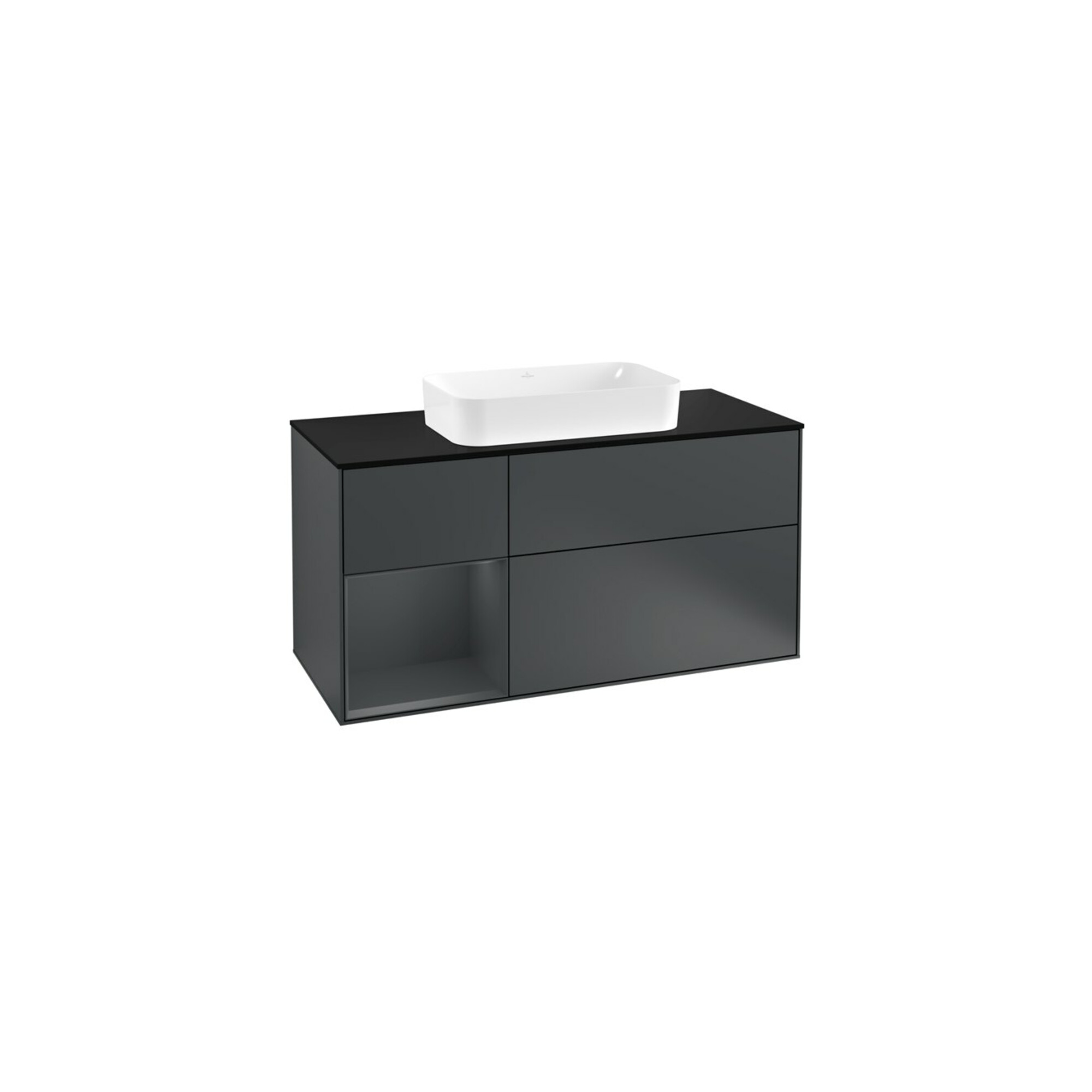 V&B Waschtischunterschrank Finion 120cm, Pl b m, Rg l md b m La, md b m La ; Villeroy & Boch