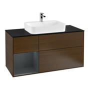 V&B Waschtischunterschrank Finion 120cm, Pl b m, Rg l md b m Lac, wal ven