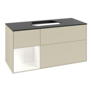 V&B Waschtischunterschrank Finion 120cm, Pl b m, Rg l w m Lac, si Gr m Lac