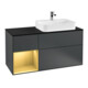 V&B Waschtischunterschrank Finion 120cm, Pl b m, Rg li gol m, md bl. m Lac-1
