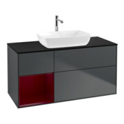 V&B Waschtischunterschrank Finion 120cm, Pl b m, Rg Peo m La, md bl. m Lac