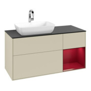 V&B Waschtischunterschrank Finion 120cm, Pl b m, Rg Peo m Lac, si Gr m Lac