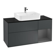 V&B Waschtischunterschrank Finion 120cm, Pl b m, Rg r A m, md bl. m Lac