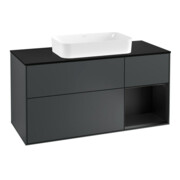 V&B Waschtischunterschrank Finion 120cm, Pl b m, Rg r b m La, md bl. m Lac