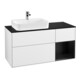 V&B Waschtischunterschrank Finion 120cm, Pl b m, Rg r b m Lac, glo wh. Lac-1
