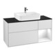 V&B Waschtischunterschrank Finion 120cm, Pl b m, Rg r g wh. Lac, wh. m Lac-1