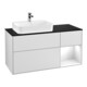 V&B Waschtischunterschrank Finion 120cm, Pl b m, Rg r g wh. Lac, wh. m Lac-1