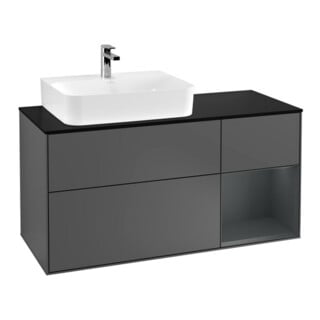 V&B Waschtischunterschrank Finion 120cm, Pl b m, Rg r md b m La, A m