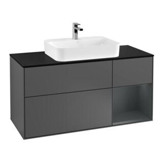 V&B Waschtischunterschrank Finion 120cm, Pl b m, Rg r md b m La, A m