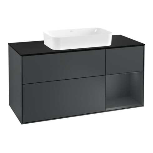 V&B Waschtischunterschrank Finion 120cm, Pl b m, Rg r md b m La, md b m La