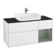 V&B Waschtischunterschrank Finion 120cm, Pl b m, Rg r Ol m La, glo wh. Lac-1