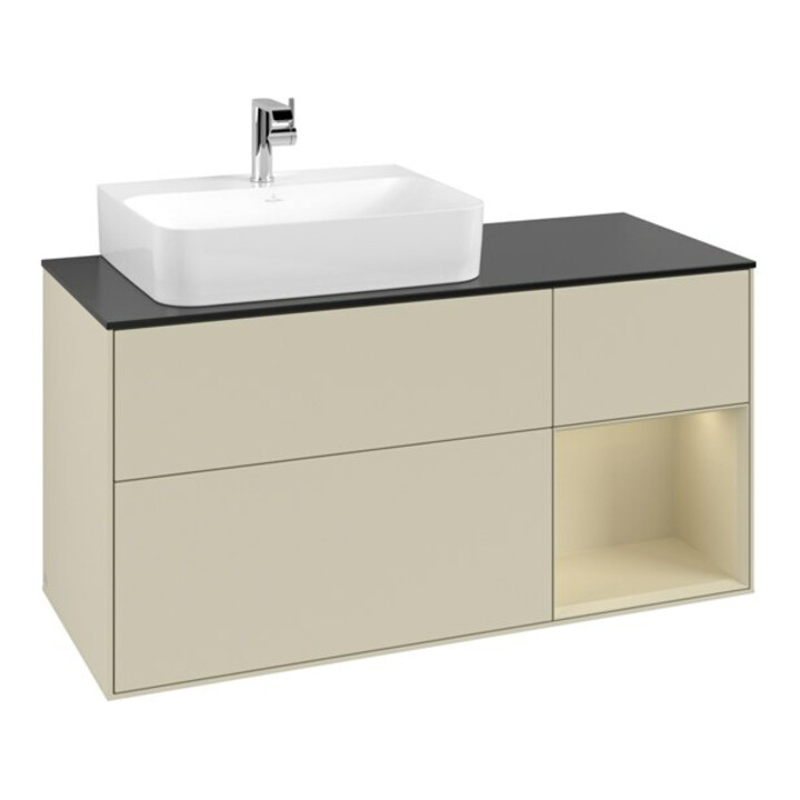 V&B Waschtischunterschrank Finion 120cm, Pl b m, Rg r si G m La, si G m La