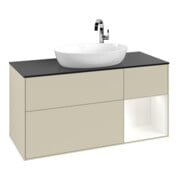 V&B Waschtischunterschrank Finion 120cm, Pl b m, Rg wh. m Lac, si Gr m Lac-3