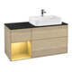 V&B Waschtischunterschrank Finion 120cm, Pl bla m, Reg li gol m, Oa ven-1