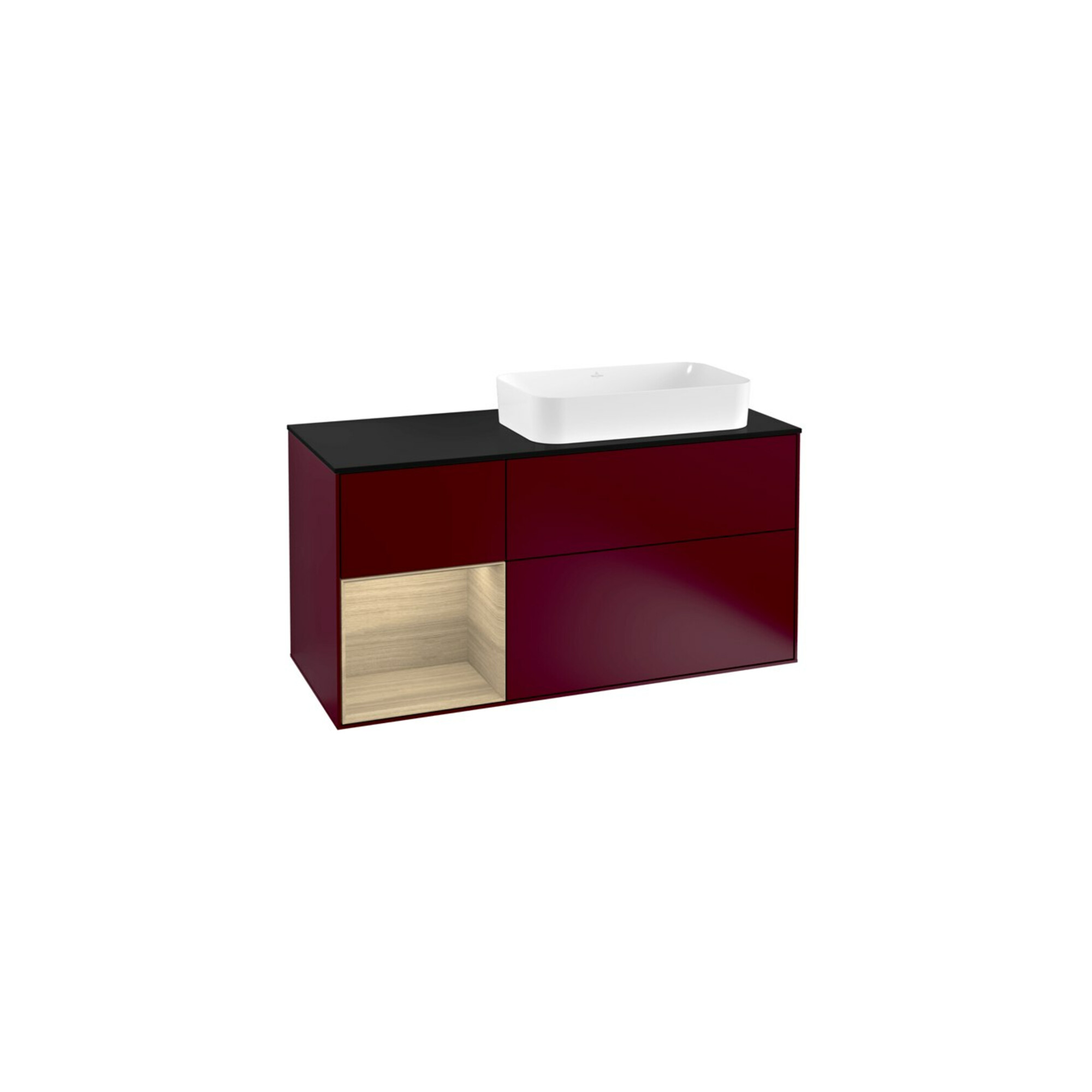V&B Waschtischunterschrank Finion 120cm, Pl bla m, Reg li Oa ven, Peo m ; Villeroy & Boch